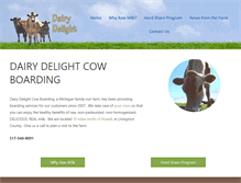 Tablet Screenshot of dairydelight.org